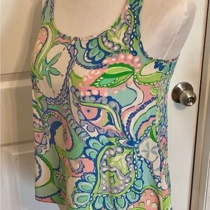 Lilly Pulitzer Multicolor Paisley Tank Top